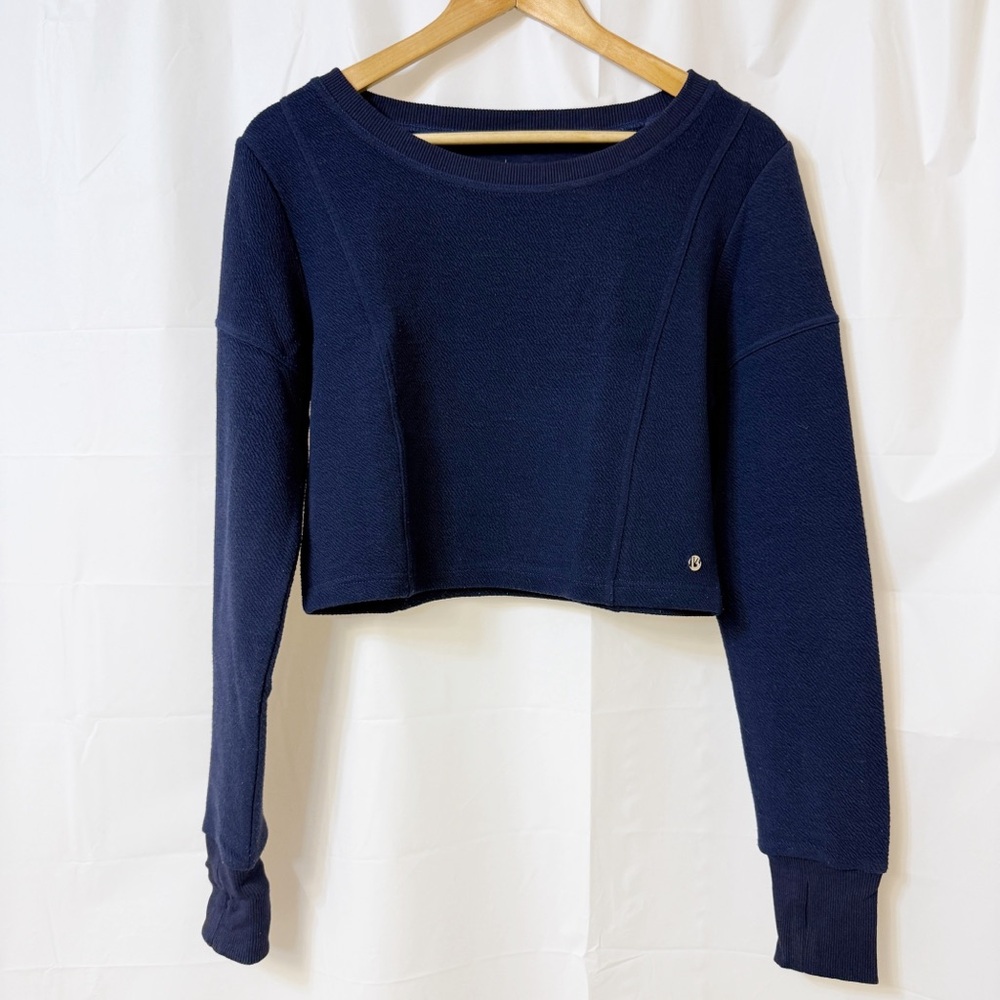 Buffbunny Collection Goal Digger Pullover Sweatshirt CEO Blue Medium